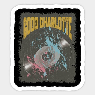 Good Charlotte Vintage Vynil Sticker